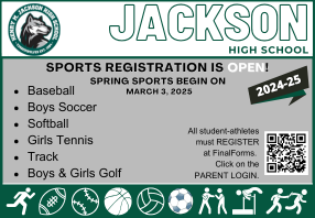  Register for spring sports!
